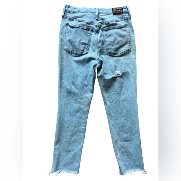 Madewell Perfect Vintage Jean Distressed High Waist Size 32 - Picture 3 of 6